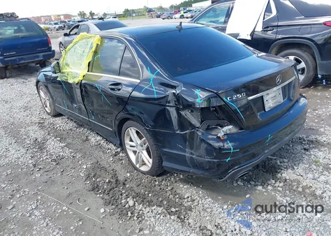 2013 Mercedes-Benz C 250 Luxury/Sport from USA, damaged, VIN WDDGF4HB5DA869063